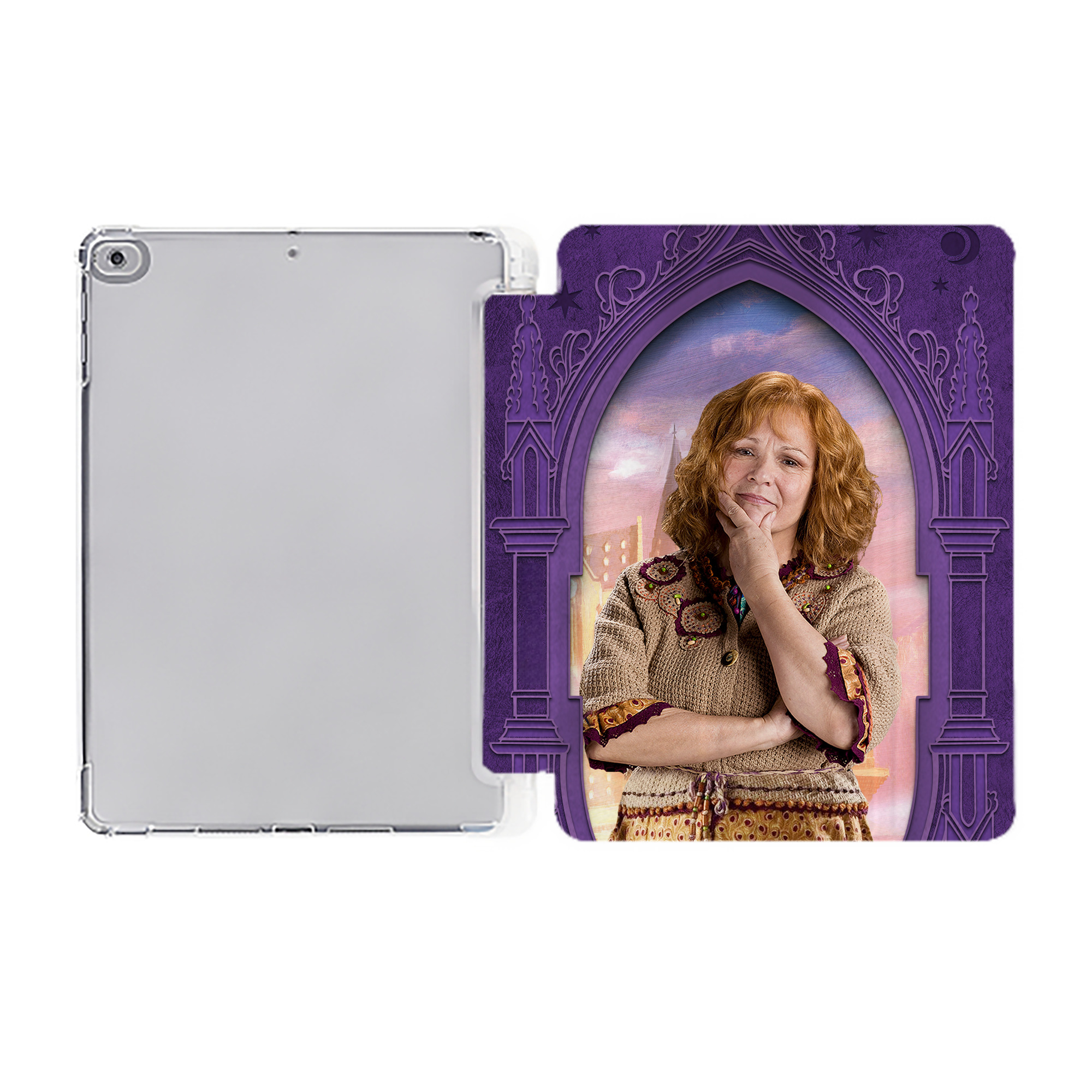 （画像用） Harry Potter ハリー・ポッターシリーズ IPad ケース ペン収納付き 三つ折りスタンド PUレザー×シリコン 対応機種9.5/10.5/10.9インチ